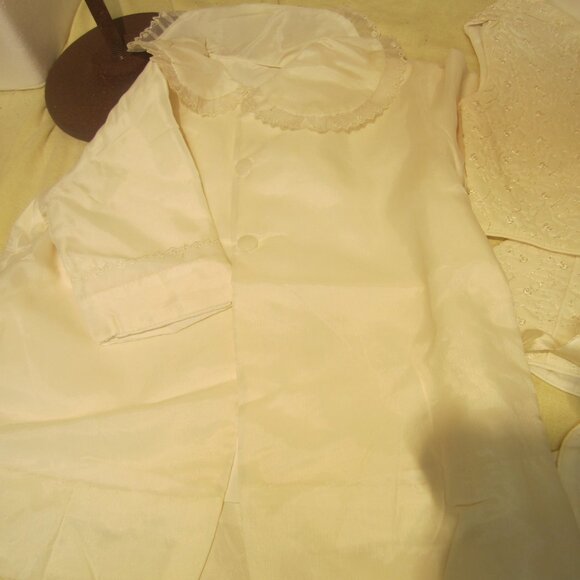 VTG 60'S PERIOD DRESS BOYS BAPTISM SET, 5 PCS, GREAT DOLL DRESS UP - Picture 3 of 9